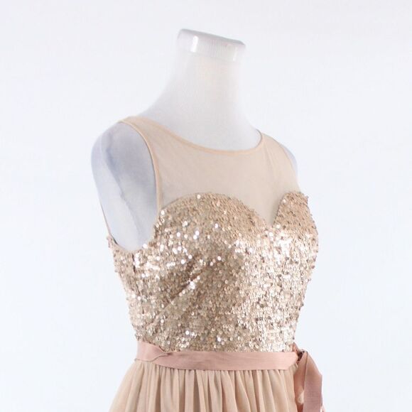 June & Ivy orange A-line dress S - Picture 4 of 8